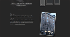 Desktop Screenshot of gronstedt.com